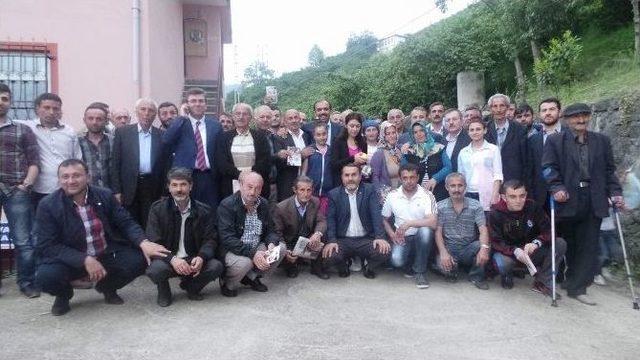 Ak Parti Trabzon Milletvekili Adayı Muhammet Balta, Seçim Çalışmalarını Vakfıkebir’de Sürdürdü