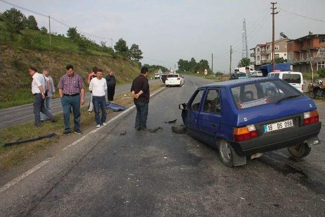 Kdz.ereğli’de Zincirleme Trafik Kazası: İki Yaralı