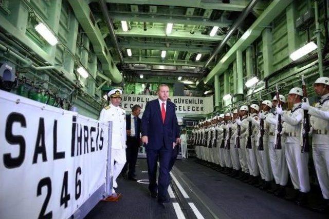 Cumhurbaşkanı Erdoğan, 'deniz Kurdu-2015' Tatbikatını Izledi
