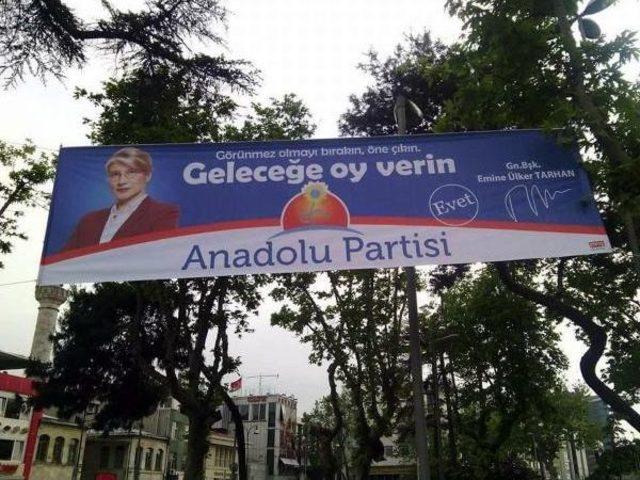 Anadolu Partisi'nden Afiş Tepkisi