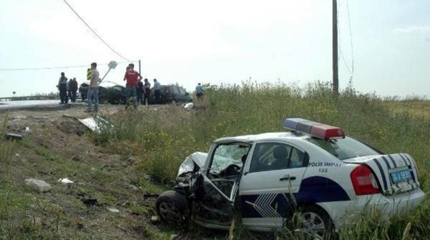 Trafik Polisi Kazada Şehit Oldu (2)