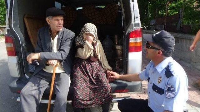 Bolu’da Çaresiz Yaşlı Çiftin İmdadına Polis Yetişti