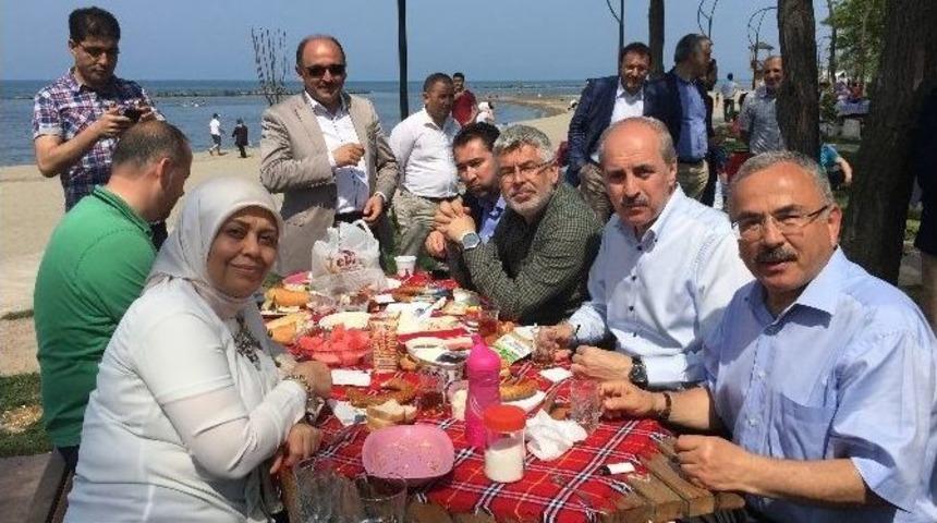 Numan Kurtulmuş, Piknik Yapan Ailelerle Bir Araya Geldi