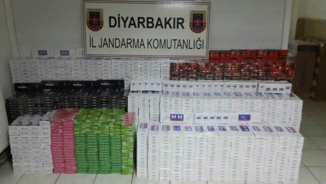 Diyarbakır&rsquo;da 32 Bin 755 Paket Ka&ccedil;ak Sigara Ele Ge&ccedil;irildi