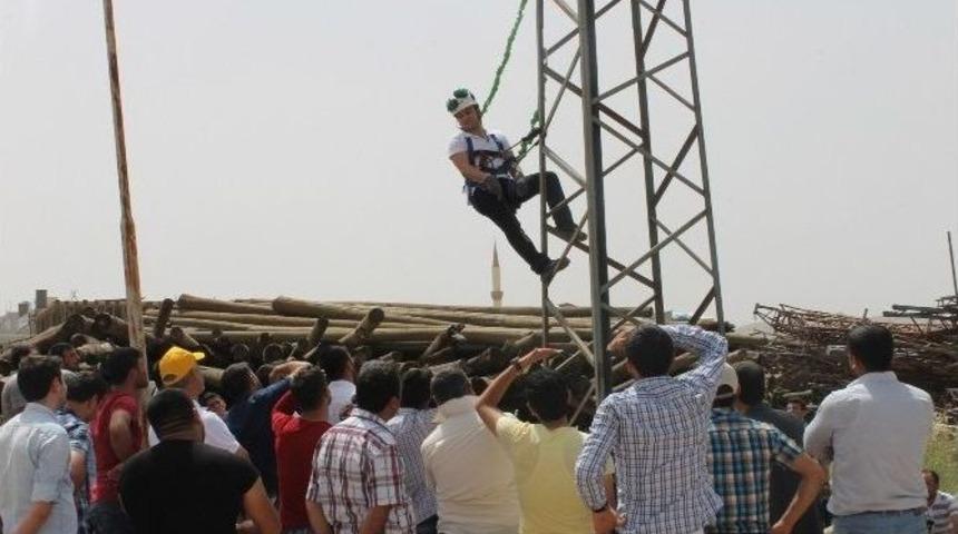 Dicle Edaş&rsquo;tan Y&uuml;ksekte &Ccedil;alışma Eğitimi