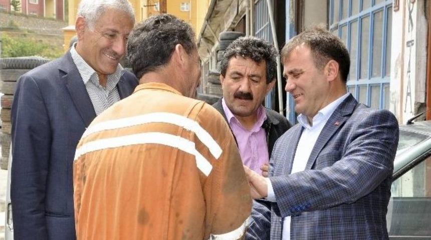 Başkan &Ccedil;imen&rsquo;den Sanayi Esnafına Ziyaret