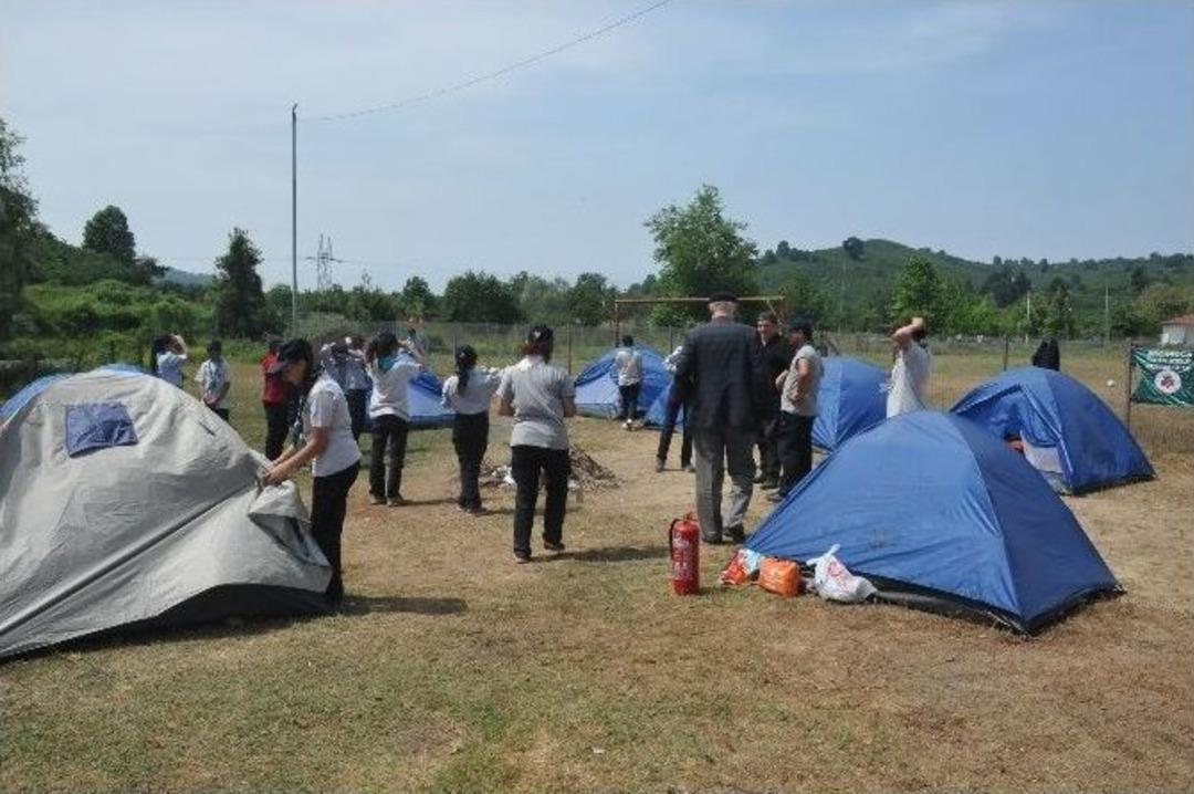 Ak&ccedil;akoca&rsquo;nın İzcileri &Ccedil;ayağzı Kampında