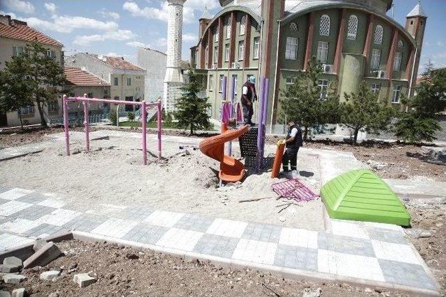 Odunpazarında Park Çalışmaları