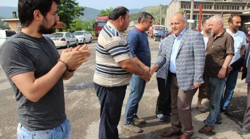 Sedat Namal Sanayi Esnafı İle Duada Buluştu