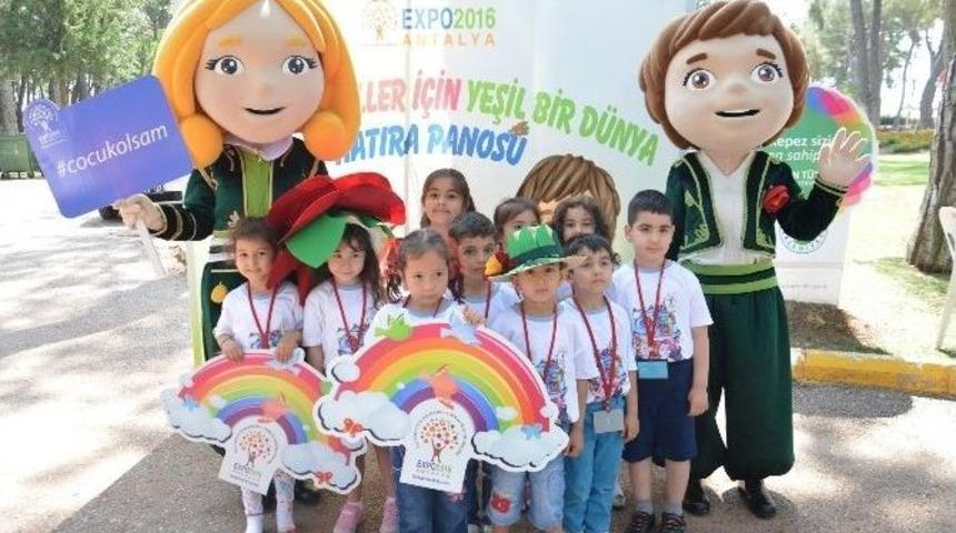 &Ccedil;ocuklar, &ldquo;4.eko Okullar &Ccedil;evre Şenliği&rdquo;nde Buluştu