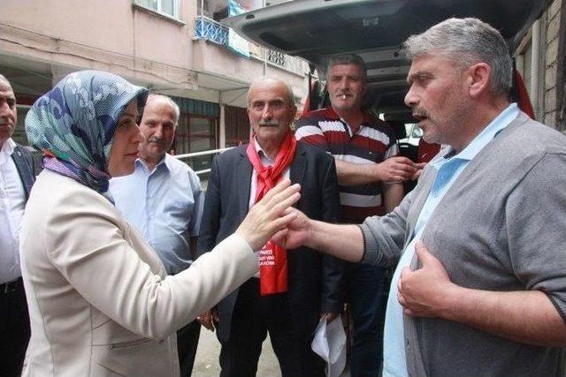 Ak Parti Trabzon Milletvekili Adayı Ayşe Sula Köseoğlu, Çalışmalarını Akçaabat’ta Sürdürdü