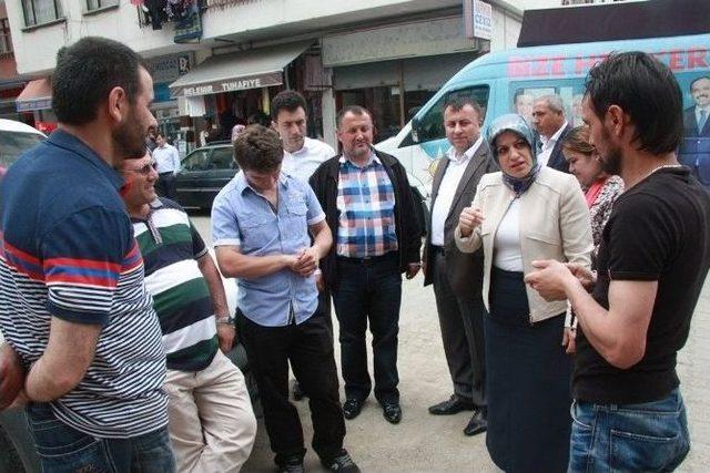 Ak Parti Trabzon Milletvekili Adayı Ayşe Sula Köseoğlu, Çalışmalarını Akçaabat’ta Sürdürdü