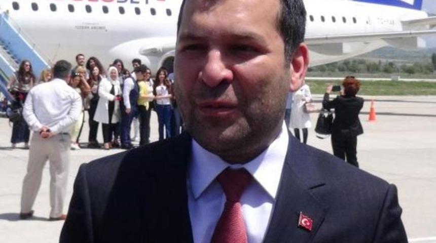 Uşak Havaalanı'nda 9 Ay Sonra Tarifeli Seferler Tekrar Başladı