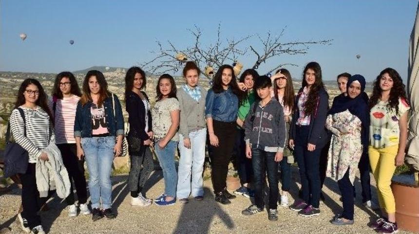 &Ouml;ğrenciler Doğada Eğitim İ&ccedil;in Kapadokya&rsquo;da