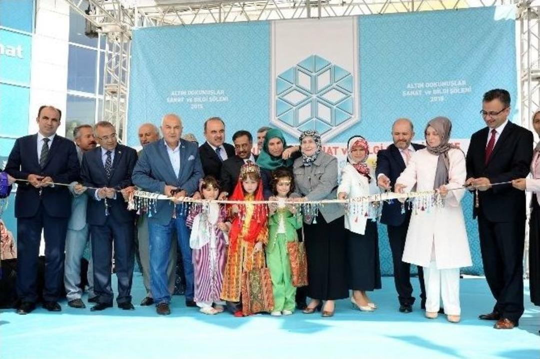 Altın Dokunuşlar - İlmek İlmek Konya Sergisi A&ccedil;ıldı