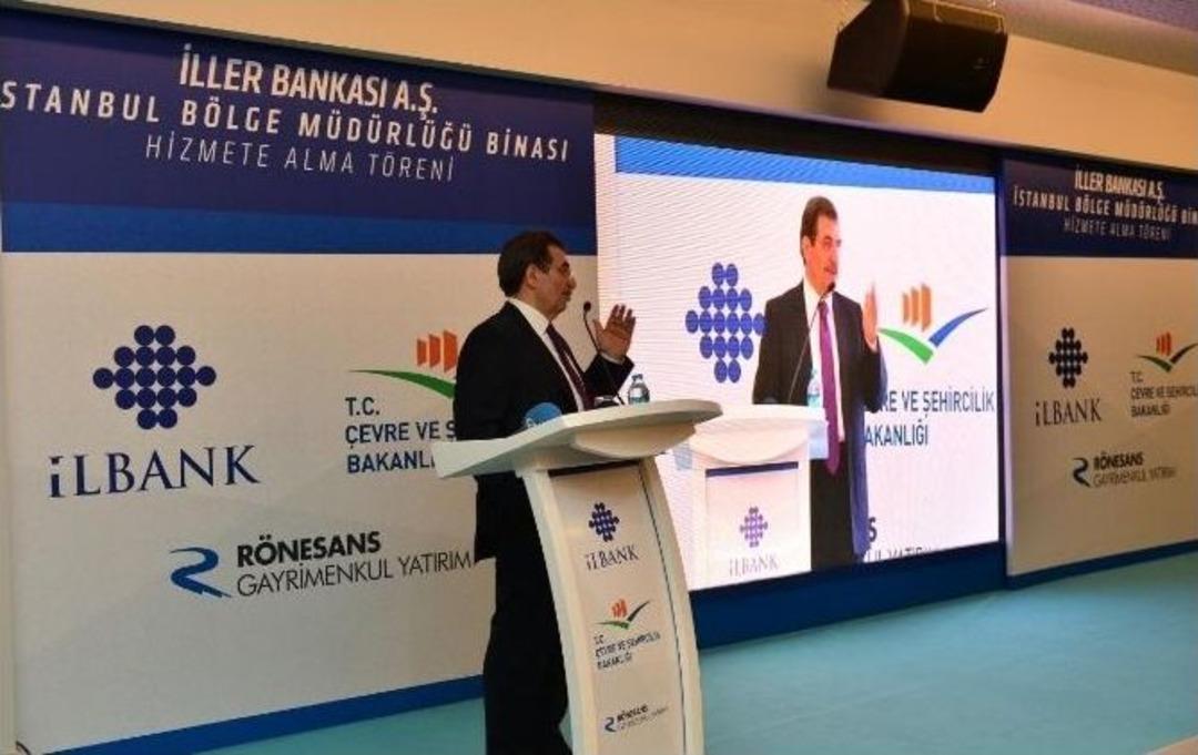 Bakan G&uuml;ll&uuml;ce, İller Bankası Hizmet Binasını Hizmete A&ccedil;tı