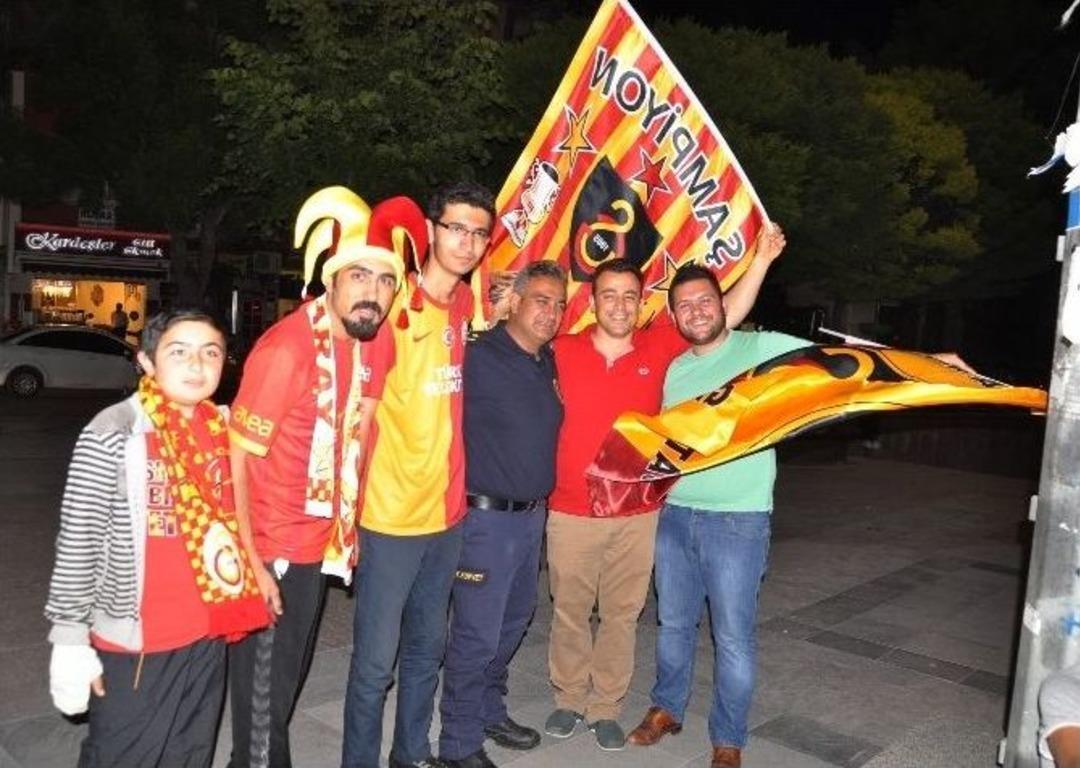 Aksaray&rsquo;da Galatasaray Coşkusu