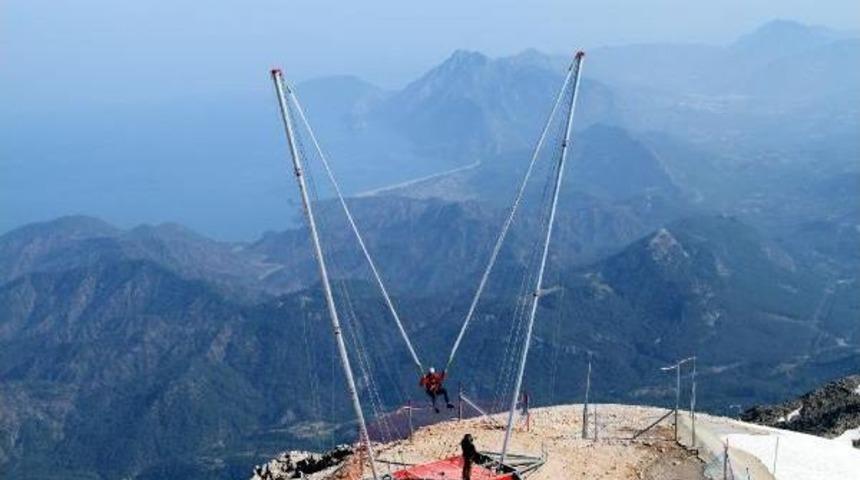 Tahtalı Dağı'nda 'bungy Catapult' &Ccedil;ılgınlığı