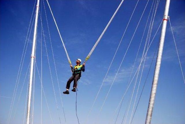 Tahtalı Dağı'nda 'bungy Catapult' Çılgınlığı