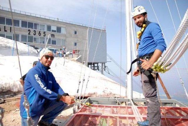 Tahtalı Dağı'nda 'bungy Catapult' Çılgınlığı