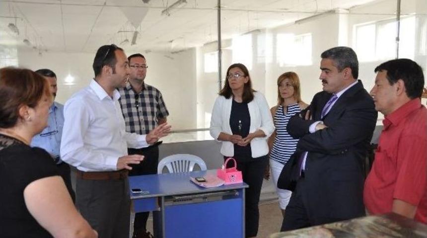 Başkan Alıcık, İsabeyli El Sanatları Kursunu Ziyaret Etti