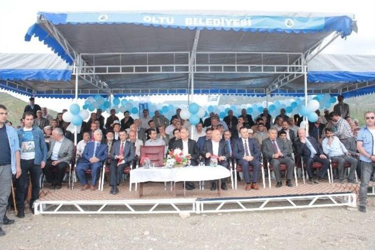 Oltu İ&ccedil;me Suyu Altyapısı İnşaatı&rsquo;nın Temeli Atıldı