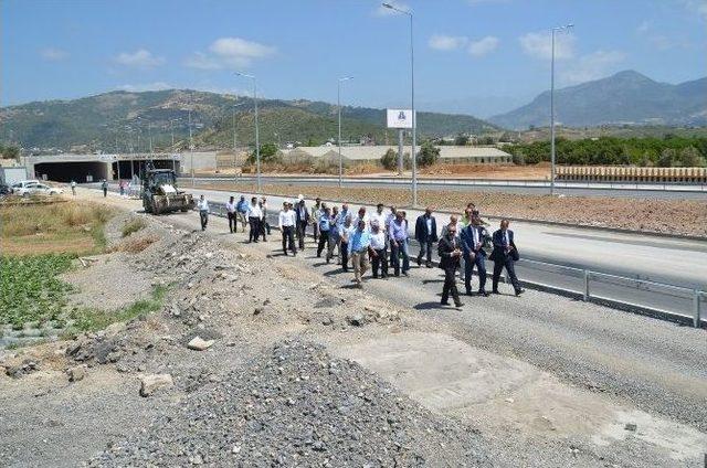 Gazipaşa Alanya Havalimanı Alt Geçidi Törenle Açıldı