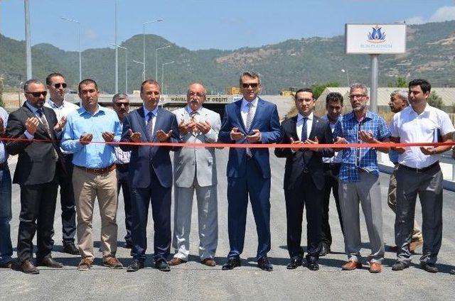 Gazipaşa Alanya Havalimanı Alt Geçidi Törenle Açıldı