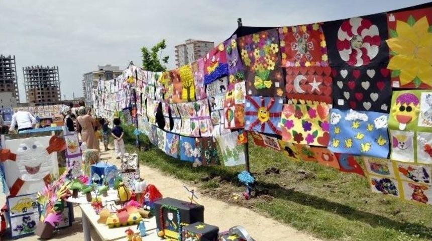 Anaokulu &Ouml;ğrencileri Emeklerini Sergilediler