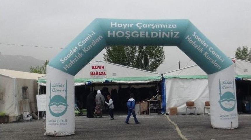 Tatvan&rsquo;da &ldquo;hayır &Ccedil;arşısı&rdquo; Kermesi