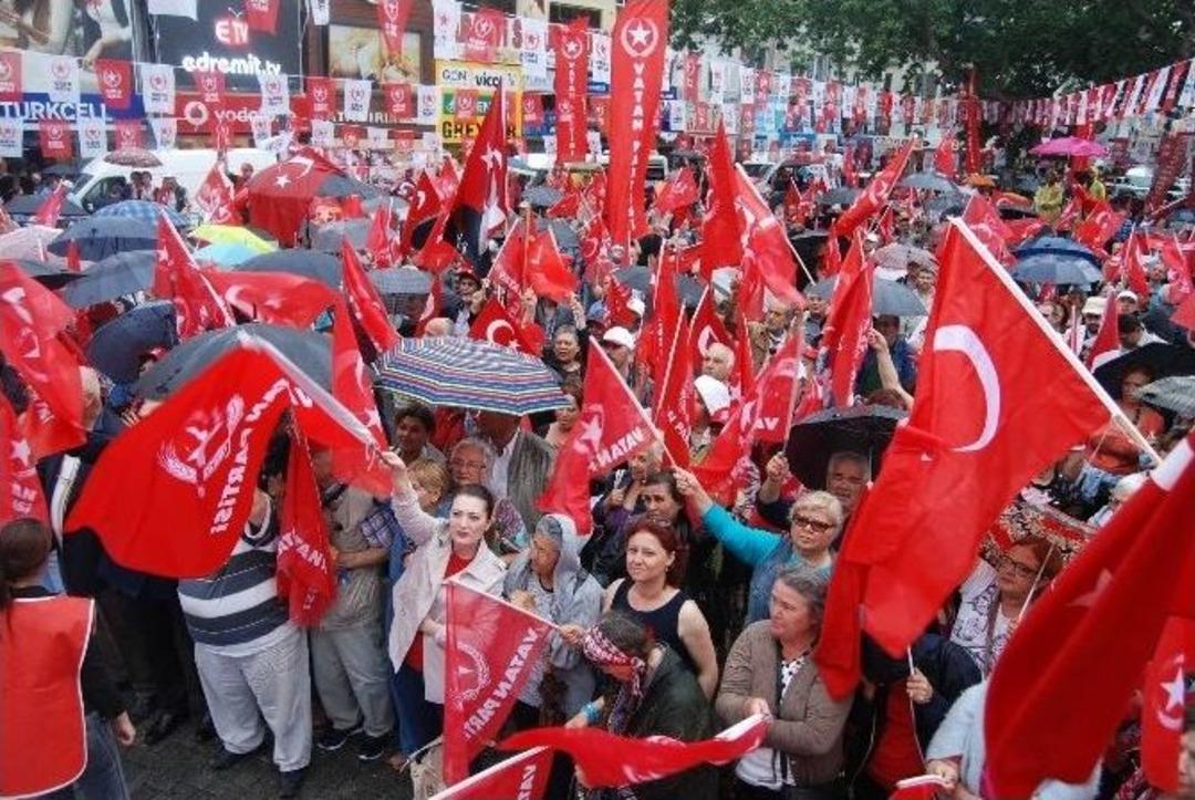 Doğu Perin&ccedil;ek Edremit Mitinginde Halka Seslendi