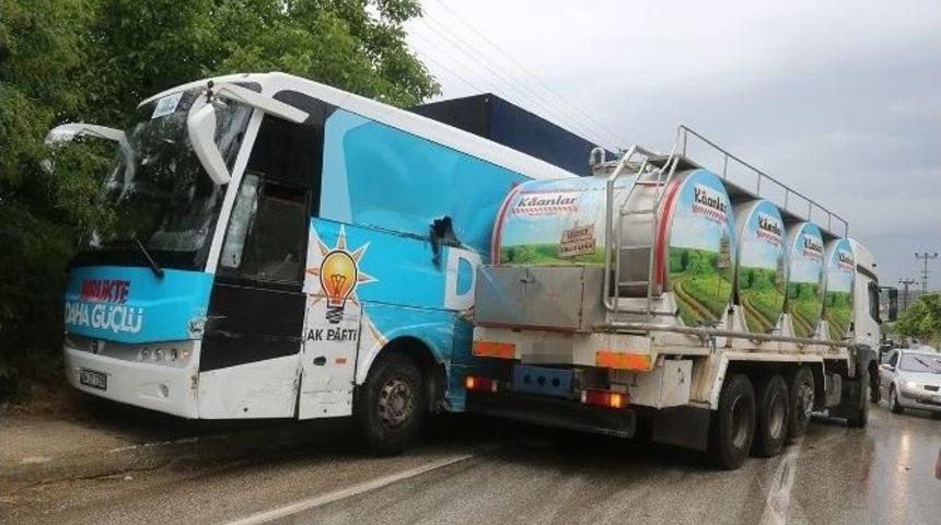 Ş&ouml;for&uuml;n Dikkati Ak Parti Adayını &Ouml;l&uuml;mden D&ouml;nd&uuml;rd&uuml;