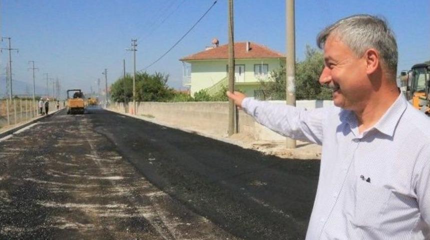 Saruhanlı Belediyesi Asfalt Sezonunu A&ccedil;tı