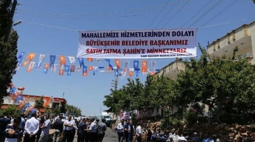 Sarı Salkım&rsquo;dan Şahin&rsquo;e Hizmet Teşekk&uuml;r&uuml;