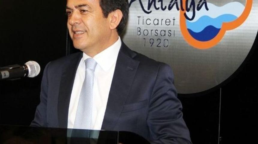 Atb Başkanı Ali &Ccedil;andır, "antalya Durursa, T&uuml;rkiye Durur"