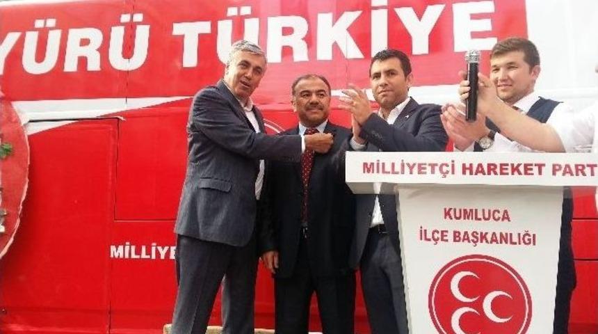 Mhp Milletvekili G&uuml;nal, Se&ccedil;im &Ccedil;alışmalarına Kumluca İl&ccedil;esinde Devam Etti