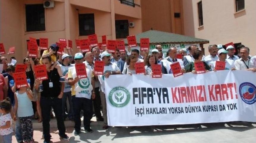 Tarım Orman İş&rsquo;ten Fıfa&rsquo;ya Protesto