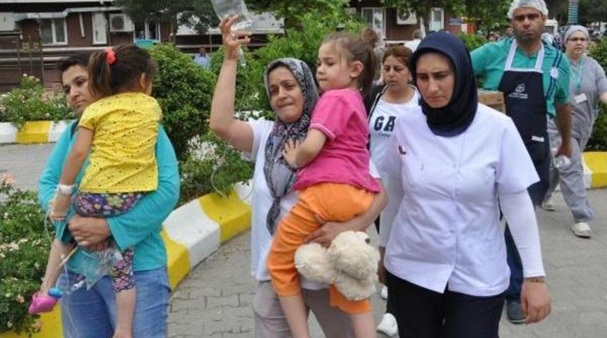 Denizli Devlet Hastanesi'nde Yangın Paniği