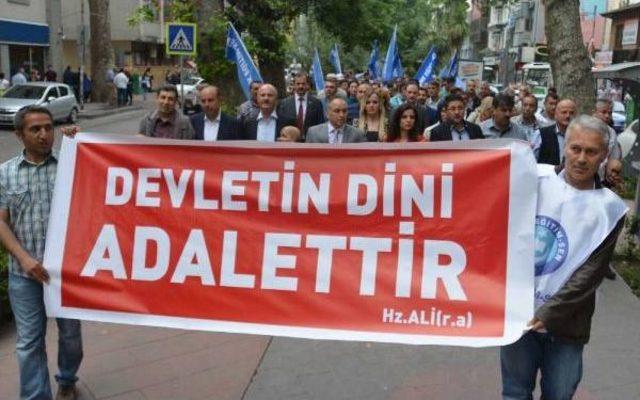 Atanamayan Okul Müdürlerinden 'kelle Koltukta' Protesto Yürüyüşü