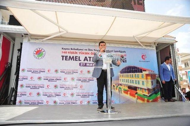 140 Kişi Kapasiteli Yüksek Öğretim Öğrenci Yurdu’nun Temel Atıldı