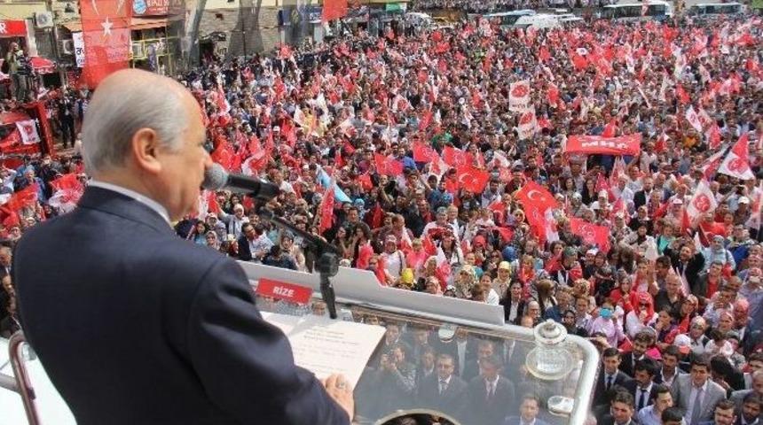 Mhp 20 Yıl Sonra Rize&rsquo;de Miting Yaptı