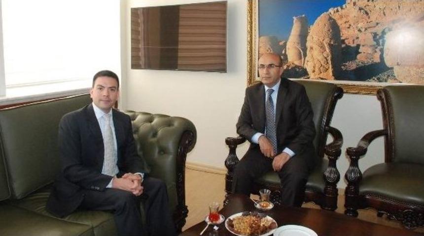 Abd Adana Konsolosu John L. Espinoza&rsquo;dan Vali Demirtaş&rsquo;a Ziyaret