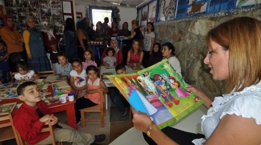 Bodrum&rsquo;da Okul Deposu İnteraktif K&uuml;t&uuml;phane Oldu