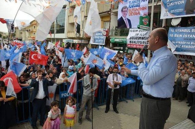 Ak Parti Genel Başkan Yardımcısı Soylu Ilgın’da