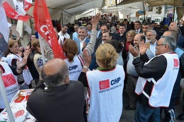 Başkan Türkmen, Pazar Esnafını Ziyaret Etti