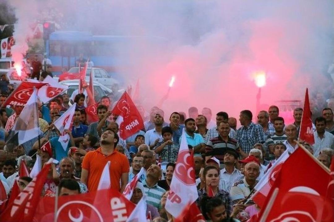 Sarıçam’da Mhp Coşkusu