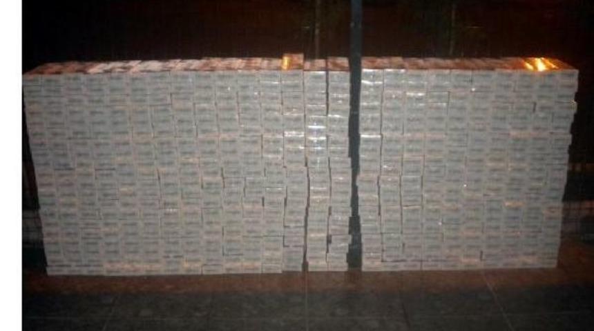 Samsun'da 5 Bin Paket Ka&ccedil;ak Sigara Ele Ge&ccedil;irildi