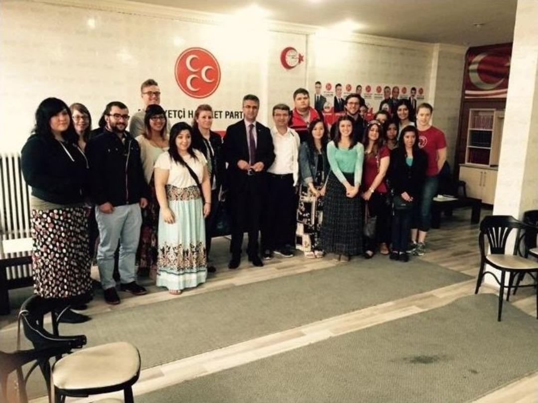 Amerikalı &Ouml;ğrencilerden Kamil Aydın&rsquo;a Ziyaret