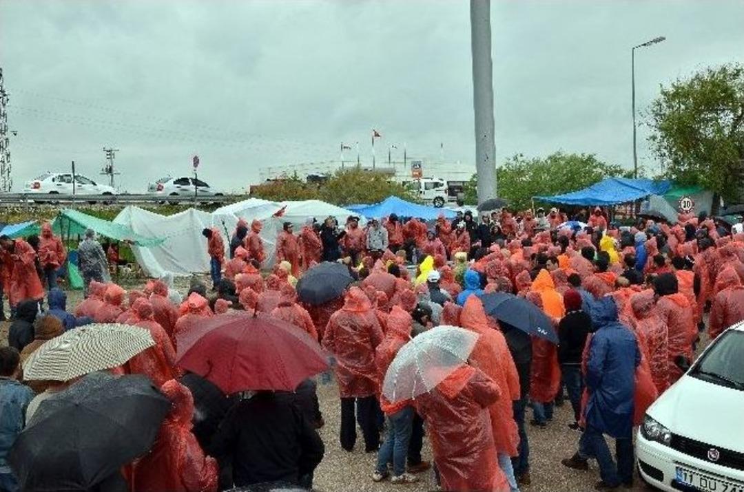 Eskişehir&rsquo;de Ford Otosan İş&ccedil;ileri Eylemin 5&rsquo;inci G&uuml;n&uuml;nde