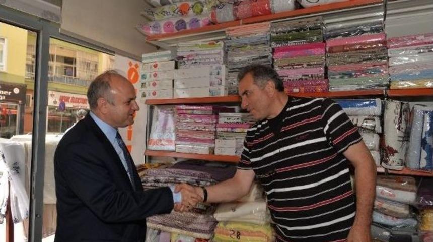 Vali &Ccedil;akacak&rsquo;tan Esnaf Ziyareti